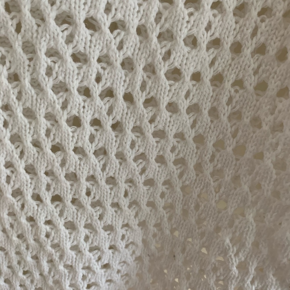MODA open knit v neck sweater - Picture 3 of 3